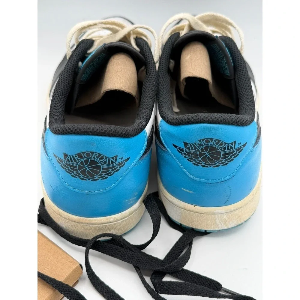 Air Jordan 1 Retro Low OG UNC Dark Powder Blue Men's Size 11 CZ0790-104